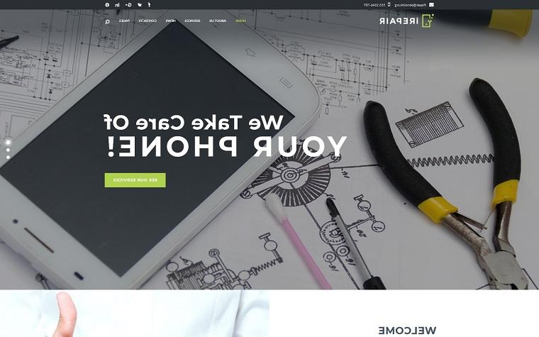 Updated iRepair WordPress Theme