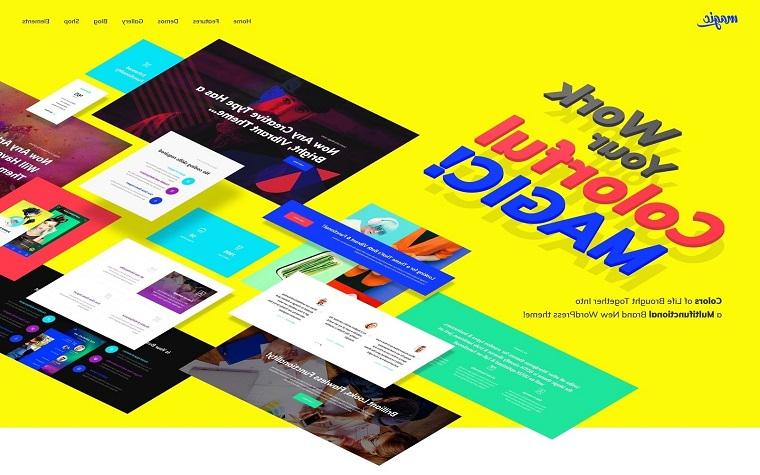 Colorful Magic WordPress Theme