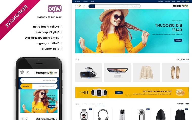 Snapcart - The Ultimate Mega Shop Responsive WooCommerce Theme