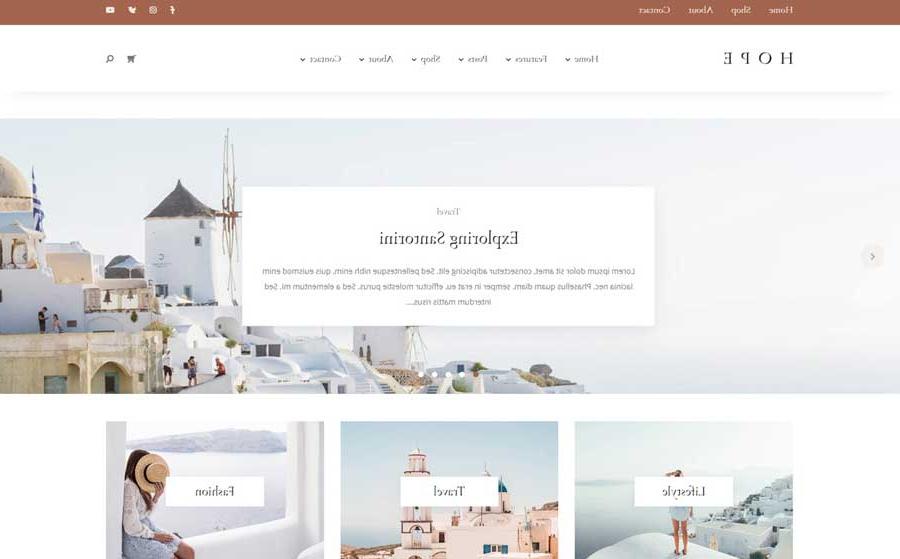 Hope - Blog & Shop WordPress Theme